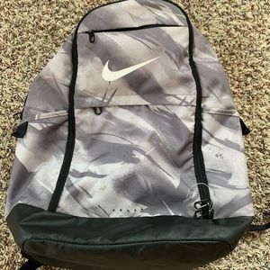Gray Nike backpack
